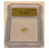 Gold Nugget 0.80 Grams