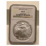 2006 Silver Eagle 1 Dollar Coin MS69