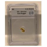 Gold Nugget 1.11 Grames