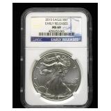 2015 Early Release Silver Eagle Dollar MS69