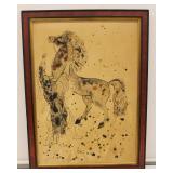 REUVEN RUBIN LITHOGRAPH, FIGURE AND HORSE