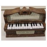 Vintage Electric Golden Pipe Organ