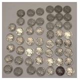Buffalo Nickles Lot of 50 Coins