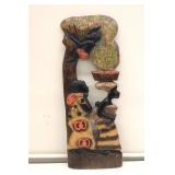 Vintage Hand Carved Mgeria Tree Climber Wall Art