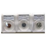 1976 S Quarter 1943 S Penny 1944 S Penny