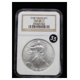 2002 Silver Eagle Dollar Coin MS 69