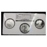 20th Anniversary Silver Eagle Set of 3