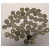 Buffalo Nickles Lot of 50 Coins