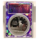 1986 S 1 Dollar Statue of Liberty Silver Coin