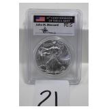 2015 Silver Eagle First Strike Dollar Coin MS70