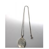 925 Silver Necklace & Locket