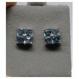 925 Silver Topaz Earrings