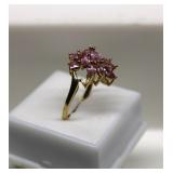 10K Gold Sapphire Ring size 8