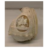 Antique Italian Cameo-Carved Conch shell