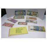 Uncirculated Foreign Bank Notes  Lot
