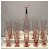 Mikasa Studio Nova Adirondack Pink goblets.