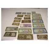 Foriegn Paper Currency Lot