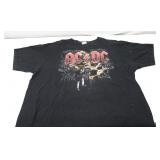 AC DC Concert Tee Shirt Black Ice Tour  2X
