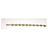 14K Gold Heart Bracelet