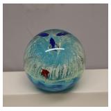 Art Glass Sea Bottom Paperweight
