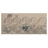 Topaz White Sapphire & Blue Apatite Gemstones