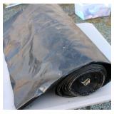 Black polyethylene plastic sheeting