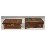 Vintage Wood Jewelry Boxes set 2