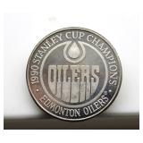 1990 Stanly Cup Silver Coin 1 Troy OZ.