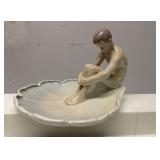 Bing and Grondahl Boy on a Water Lily Figurine