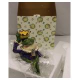 New Blue Sky Clayworks Frog Prince Shelf Sitter
