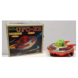 Daiya UFO-X2 Battery Op. Vintage Tin Space Ship