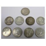 Canadian Silver Dollar Coins Lot