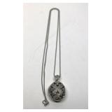 925 Silver Locket Necklace