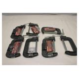 C Clamps 4" Lot