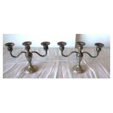 Sterling Silver Candle Holders