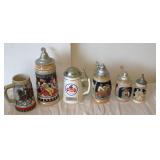 German Beer Stein Lot
