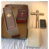 Vintage Bibles & Crusifix