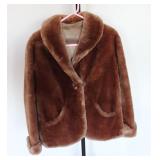 Vintage Fake Fur Coat Excellent Condition