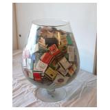 Match Collection Huge Glass Jar 19"T 17"W
