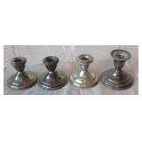 Sterling Silver Candle Holders