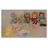 Vintage Dolls & Doll Clothes Lot