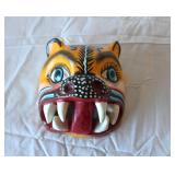 hand-carved wooden Mexican folk art Mask