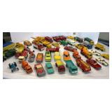 Vintage Die Cast Cars & Trucks Toy Lot