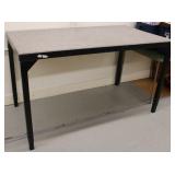 Adjustable Shop Table Carpet Top 67'W 37'D 38'T