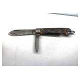 Vintage Deer Horn Pocket Knife