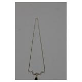 14K Diamond & Tourmaline Necklace & Pendant