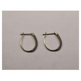 10K Gold Diamond Earrings