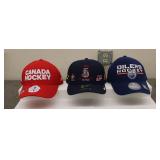 New NHL Hocky Hats set of 3