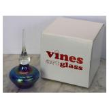 Vines Art Glass Perfume Bottle