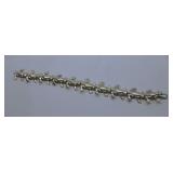 Vintage Sterling Silver 925 Frog Braclet ( Heavy)
